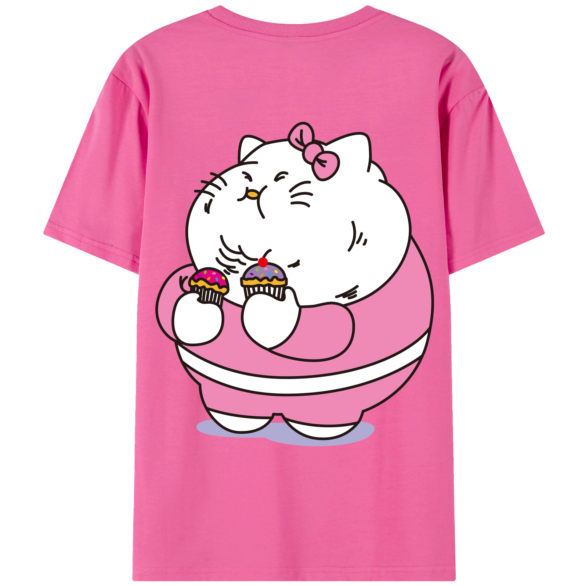 （画像用） Hello Kitty ハローキティ レディース半袖Tシャツ(バックプリント)